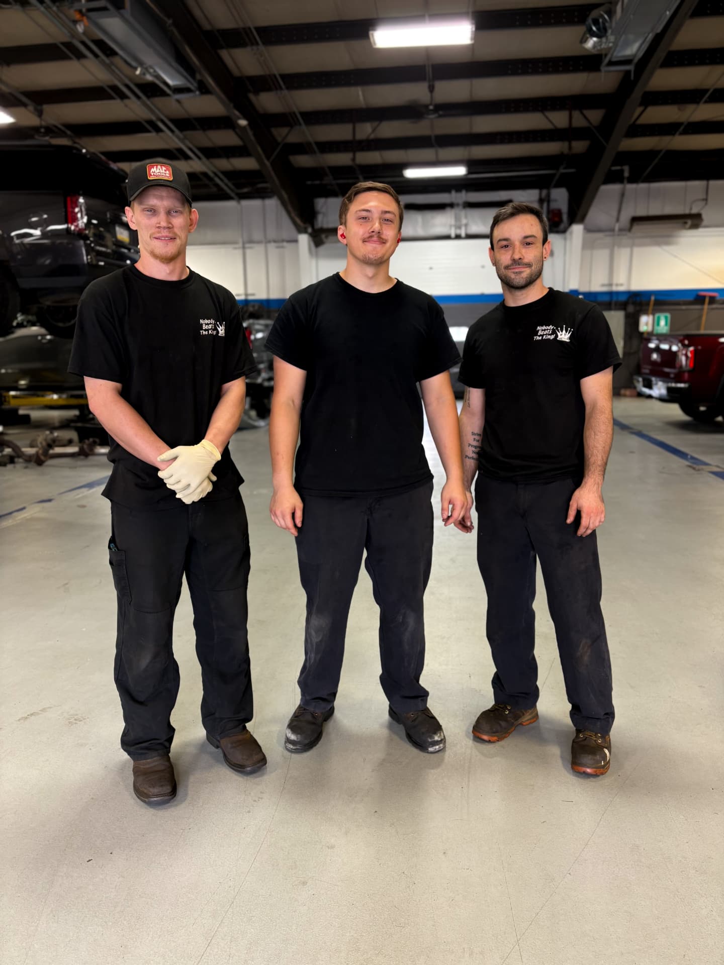 Patriot Dealerships technicians in the service shop